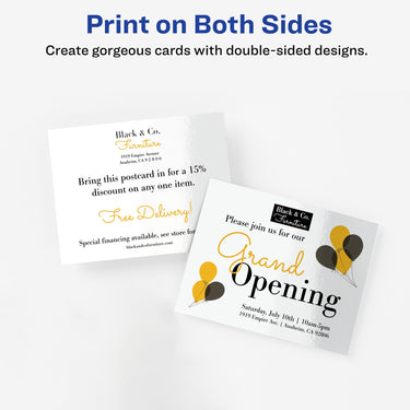 Avery Printable Postcards, 4.25